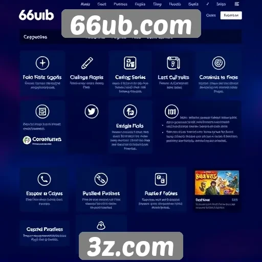 Recursos e funcionalidades do site 66ub.com